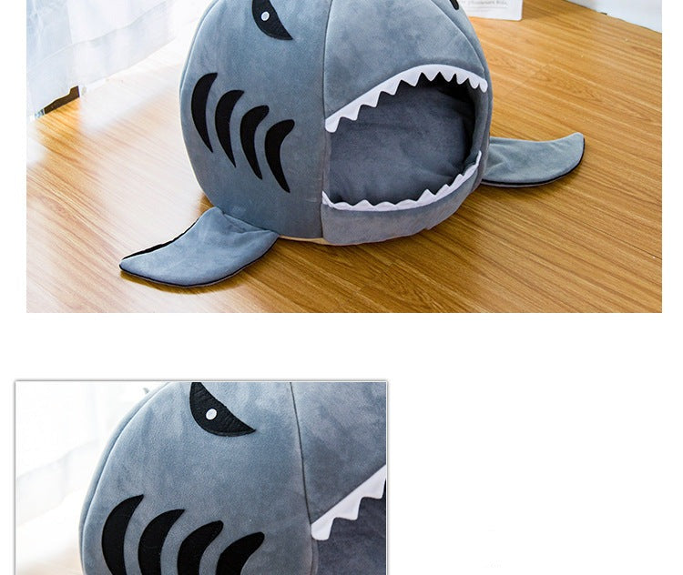 Creative Dual-Purpose Shark Pet Bed